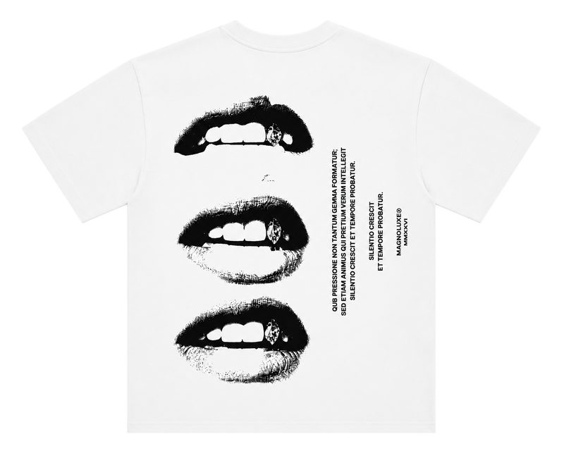 CAMISETA BLANCA OVERSIZE LA GEMA MGLUXE