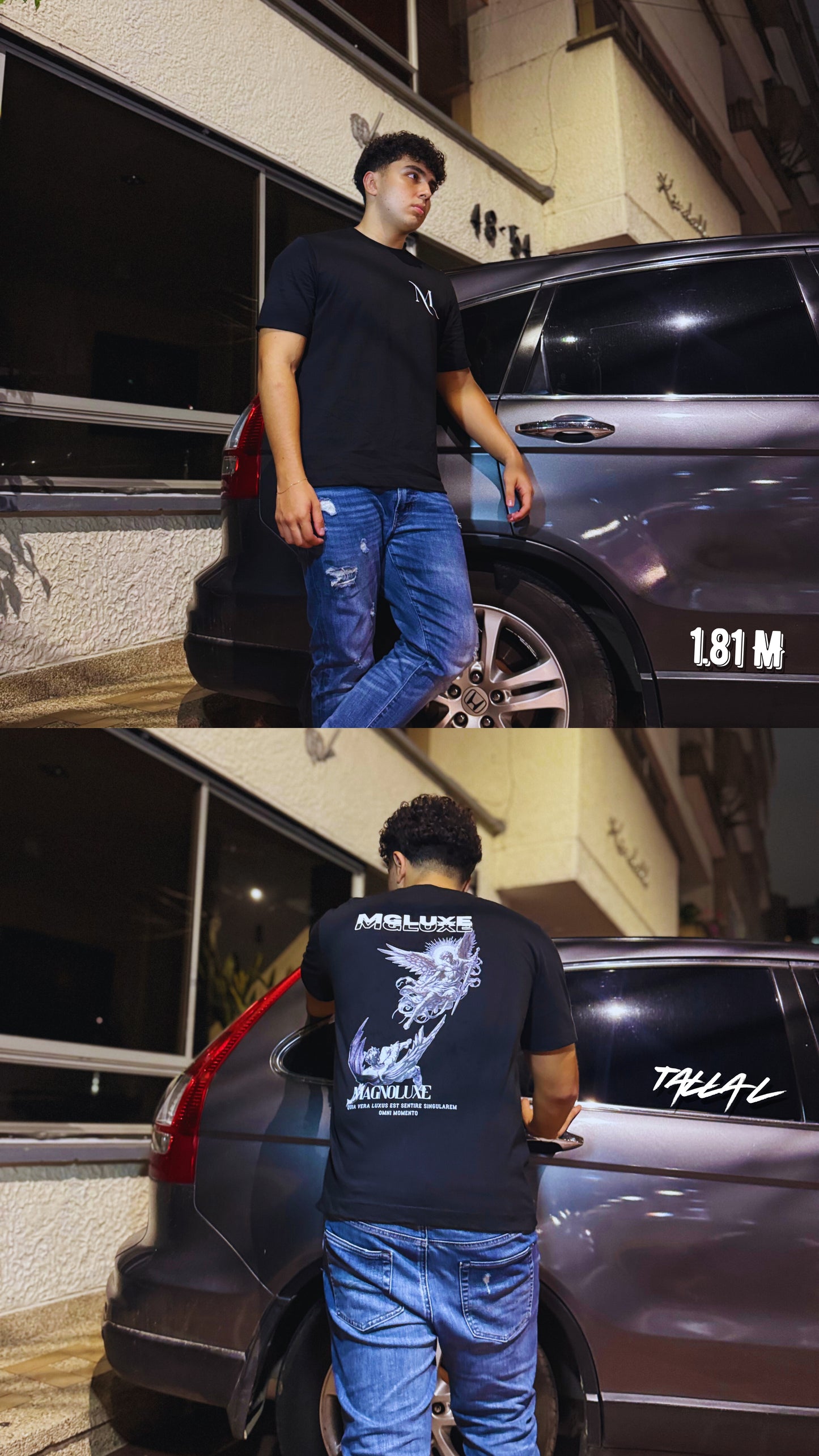 CAMISETA NEGRA LUX ET UMBRA MGLUXE